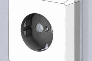 Розетка и формовочная матрица