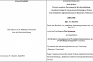 ПЕРЕВОД ДИПЛОМА С РУССКОГО НА НЕМЕЦКИЙ