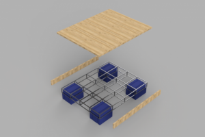 Взрыв схема понтона. (простая)