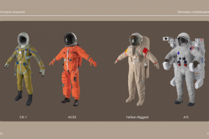 Буклет "История скафандра".