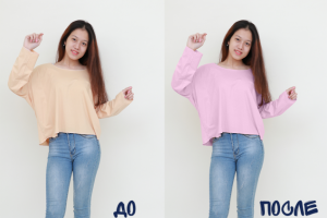 Смена цвета одежды 2