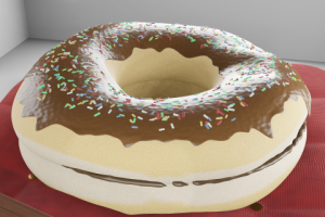 Анимация пончика