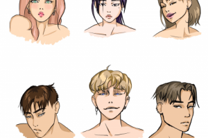 Оригинальные персонажи для комикса