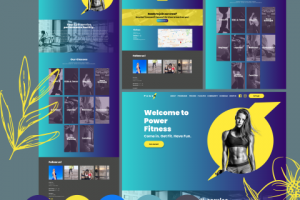 Фитнес сайт Power