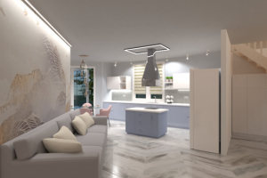 Коттедж. Работа над кухней