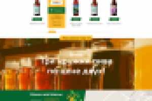 Дизайн сайта для пивного супермаркета КРАПИВА