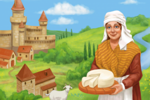 иллюстрация на упаковку сыра