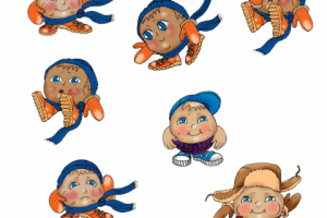 разработка персонажа колобок