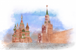 серия "Достопримечательности" рисунки для сайта