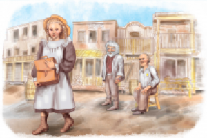 иллюстрация к повести Ю. Егорова "Корабельный плотник"