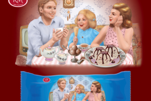 дизайн упаковки мороженого для "Кубань-мороз" с моей иллюстрац