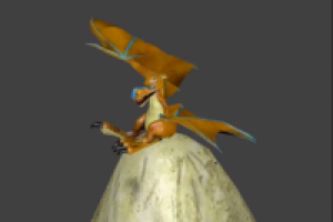 Анимация персонажа дракончик