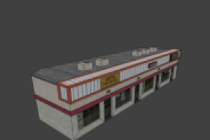 Здание Low poly