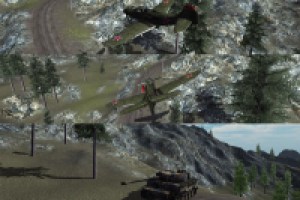 Пример графики для игрового проекта на базе kinect