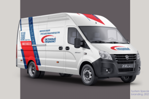 Брендинг авто для компании "Системный специалист", минивэн