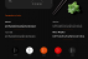 Дизайн и верстка сайта японского ресторана "Gaijin"