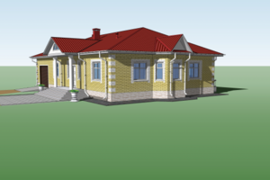 Жилой дом + гараж