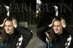 Удаление объектов с фона, легкий цветокор