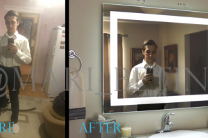 Фомомонтаж, обтравка модели