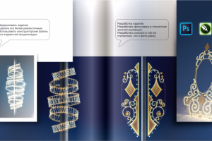 3д фотозона, 2д консоли (с имитацией 3д)