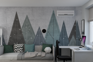 Дизайн-проект 3-х комнатной квартиры. Детская комната в сканди