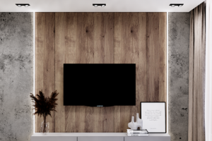 Дизайн-проект спальни-гостиной для холостяка