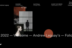 Сайт портфолио для дизайнера