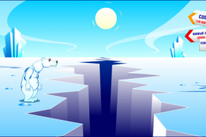 Интерактивная игра "На полюс"