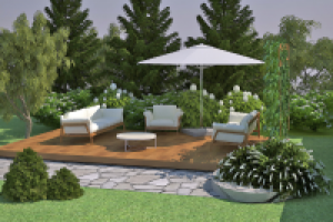 Ландшафтный дизайн участка, генплан, благоустройство