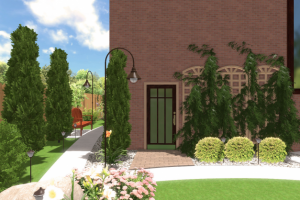 Проект участка в Подмосковье