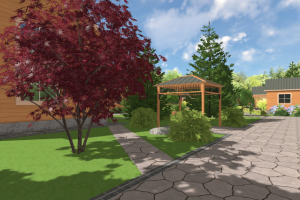 Проект генплана и благоустройства базы отдыха в Горном Алтае