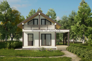 Проект дома из бруса