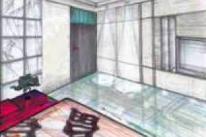 спальная комната в квартире