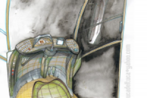 кабина водителя трамвая