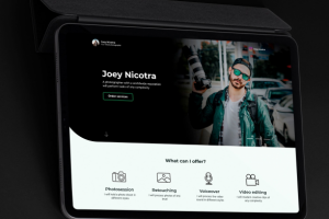 Лендинг для фотографа