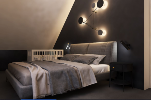 Спальня коттедж