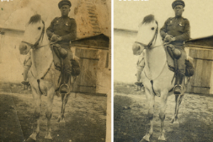 Реставрация с цветокоррекцией