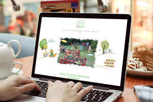 Вёрстка проекта для организации садоводов в Люксмебурге