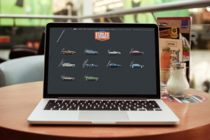 Верстка интернет магазина автозапчастей