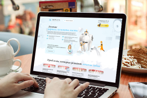 Верстка страницы для частного стоматолога