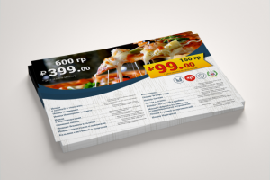 Листовка для ресторана