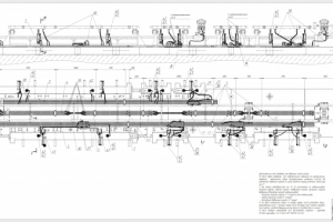 Промышленный стенд для сборки сельхозтехники