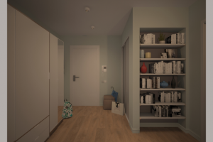 Типовая двухкомнатная квартира. Прихожая