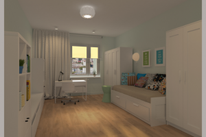 Типовая двухкомнатная квартира. Детская комната