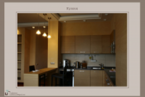 Фото реализованного проекта квартиры. Кухня