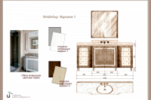 Ильинка. Санузел. Чертеж мойдодыра. Вариант 3