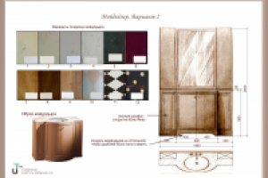 Ильинка. Санузел. Чертеж мойдодыра. Вариант 2