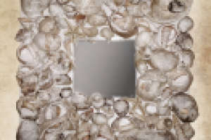 Зеркало. Ракушки, покраска, патина