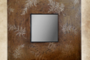 Зеркало. Ручная роспись, патина