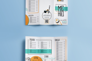 Меню для доставки суши и пиццы "Местная Рыба"